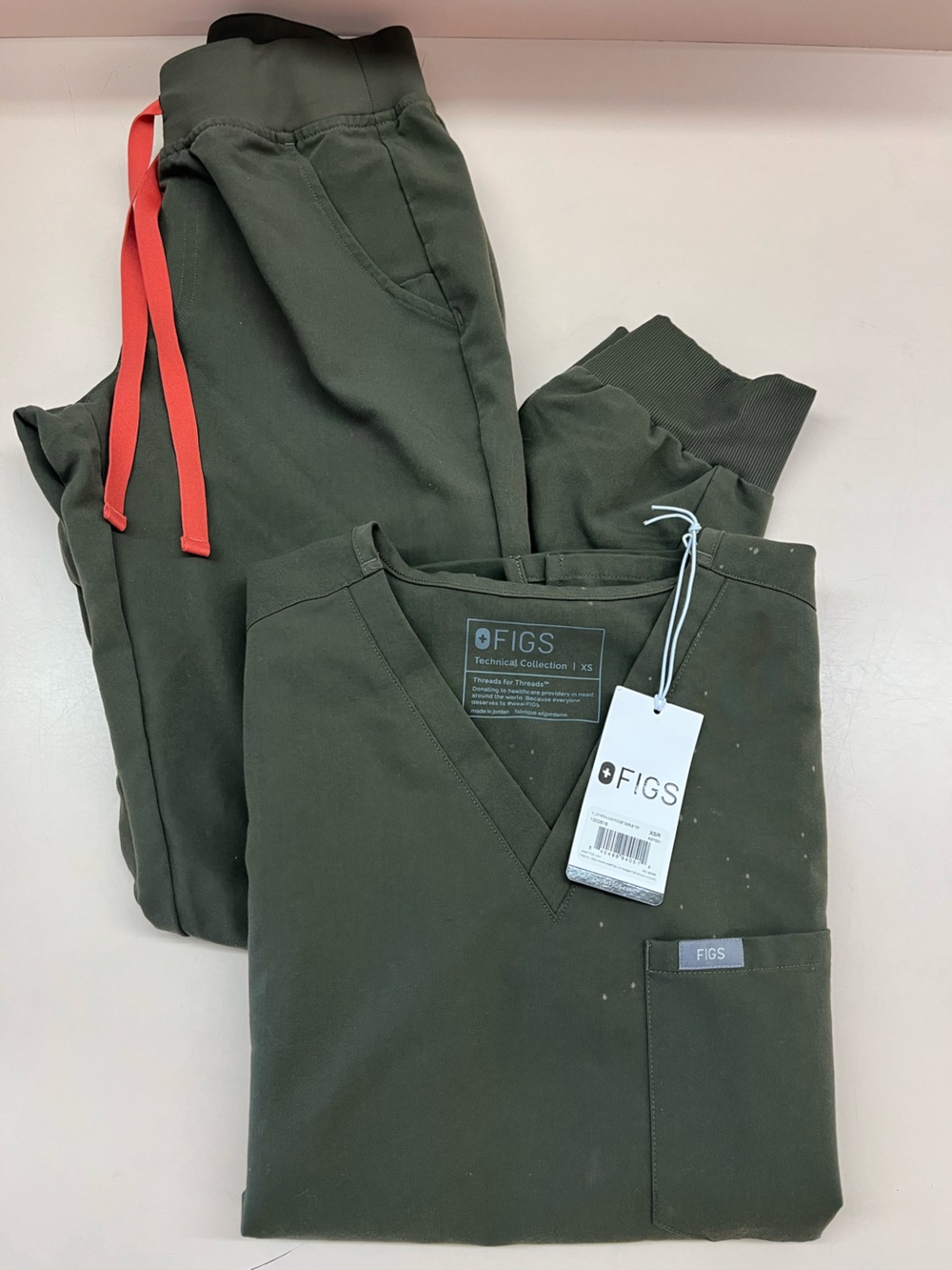 FIGS Scrub Pants Moss XXS